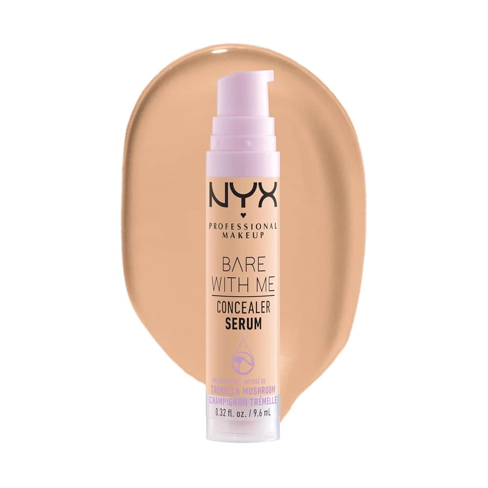 NYX سيروم إخفاء العيوب \بير ويذ مي\" من نيكس بروفيشنال ميك أب، لون بيج 04" - 1