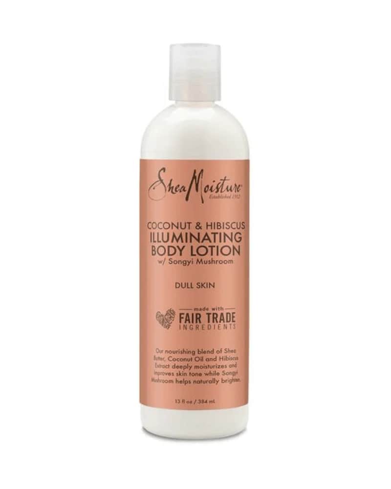 Shea Moisture لوشن الجسم للبشرة الجافة والحساسة بجوز الهند والكركديه من شيا مويستشر  384مل - 1