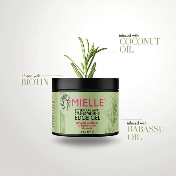 جل تقوية الحواف بالروزماري والنعناع 57 جرام من مييل أورغانيكس Mielle Organics - 5