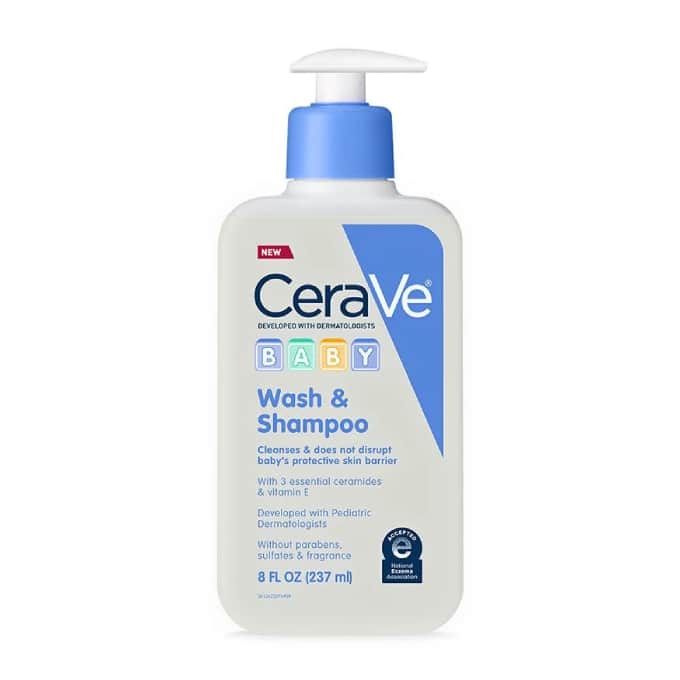Cerave غسول وشامبو للأطفال من سيرافي 237ml - 1