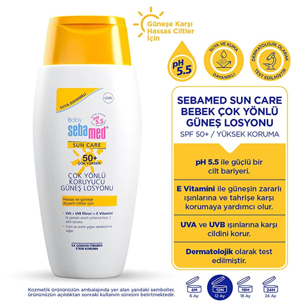 Sebamed لوشن سيباميد بيبي للوقاية من الشمس بعامل حماية 50، 150 مل - 3