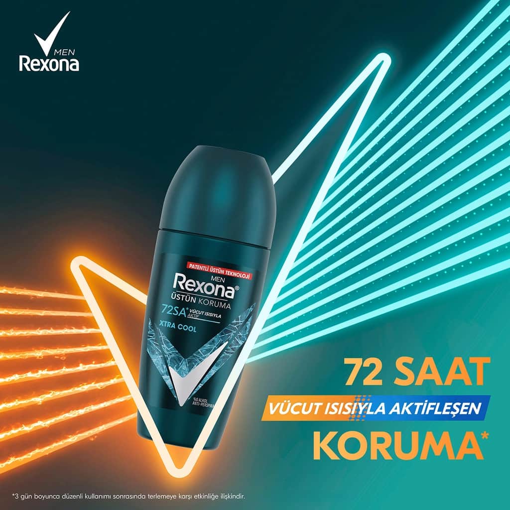 Rexona مزيل عرق ريكسونا سوبريور بروتكشن للرجال، حماية فائقة تدوم 72 ساعة، 50 مل - 3