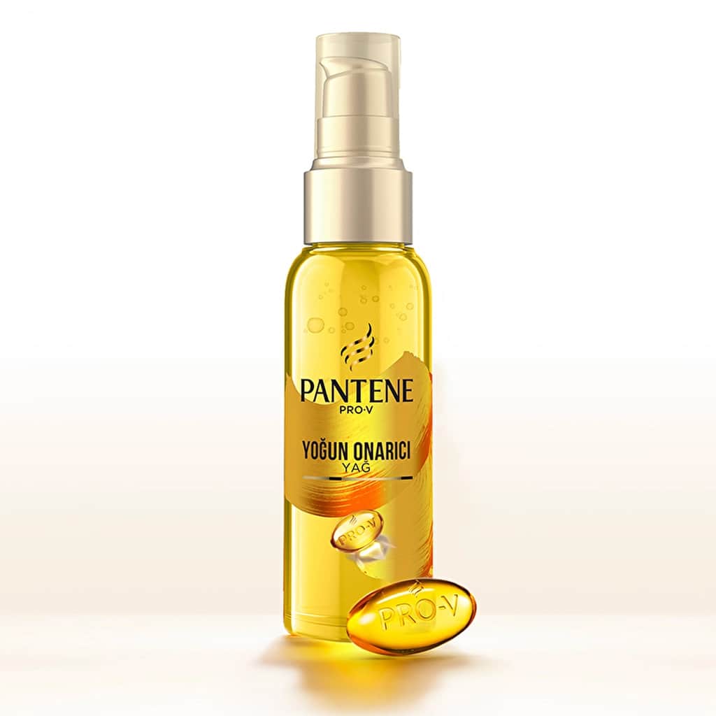 Pantene زيت بانتين برو-في للعناية بالشعر بفيتامين إي والكيراتين والحماية والإصلاح المكثف 100 مل - 3