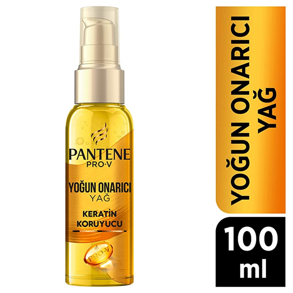 Pantene زيت بانتين برو-في للعناية بالشعر بفيتامين إي والكيراتين والحماية والإصلاح المكثف 100 مل - 1