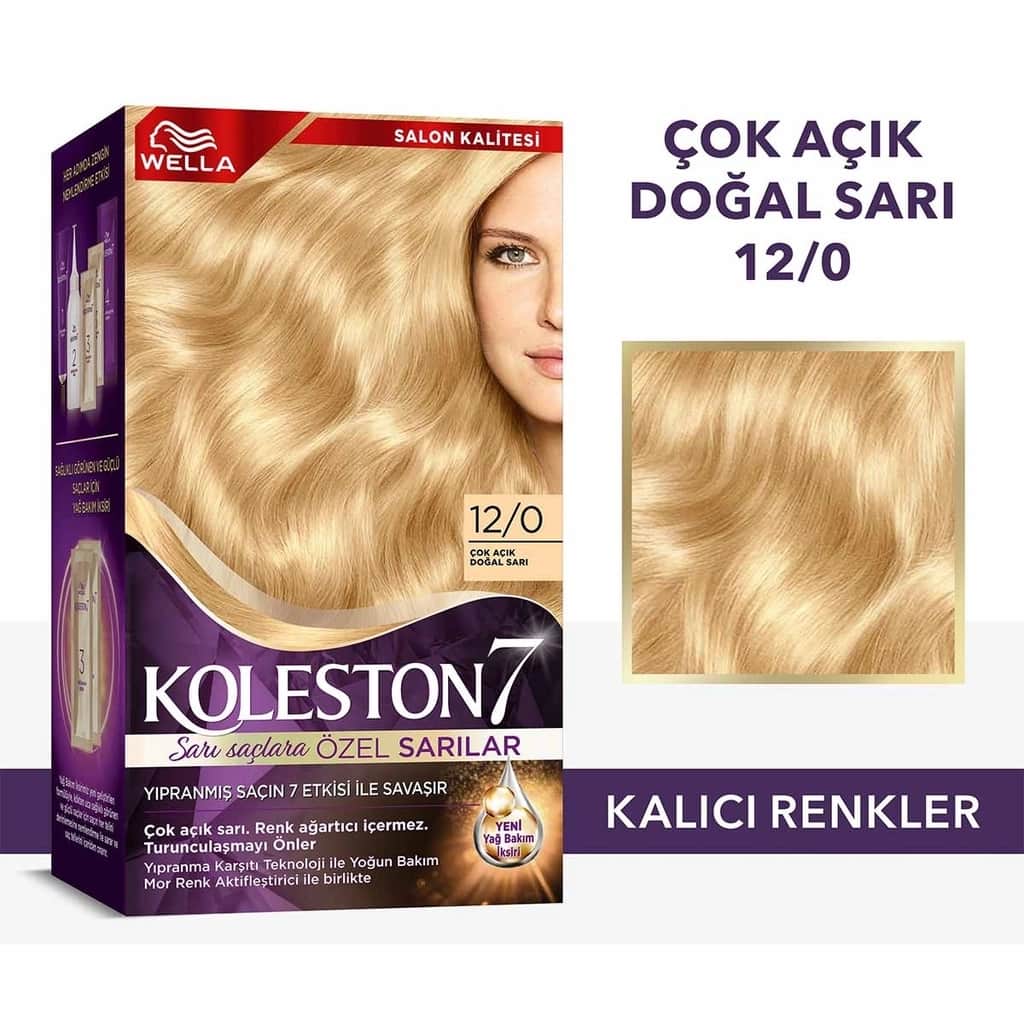 Wella Koleston صبغة شعر ويلا كولستون سوبريم 12/0 أشقر طبيعي فاتح جدًا - 1