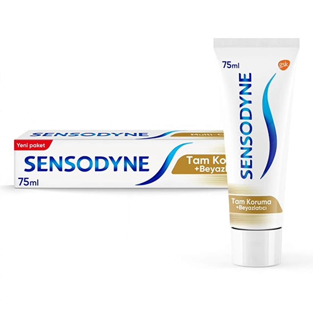 Sensodyne معجون أسنان سنسوداين للحماية الكاملة والتبييض 75 مل - 1