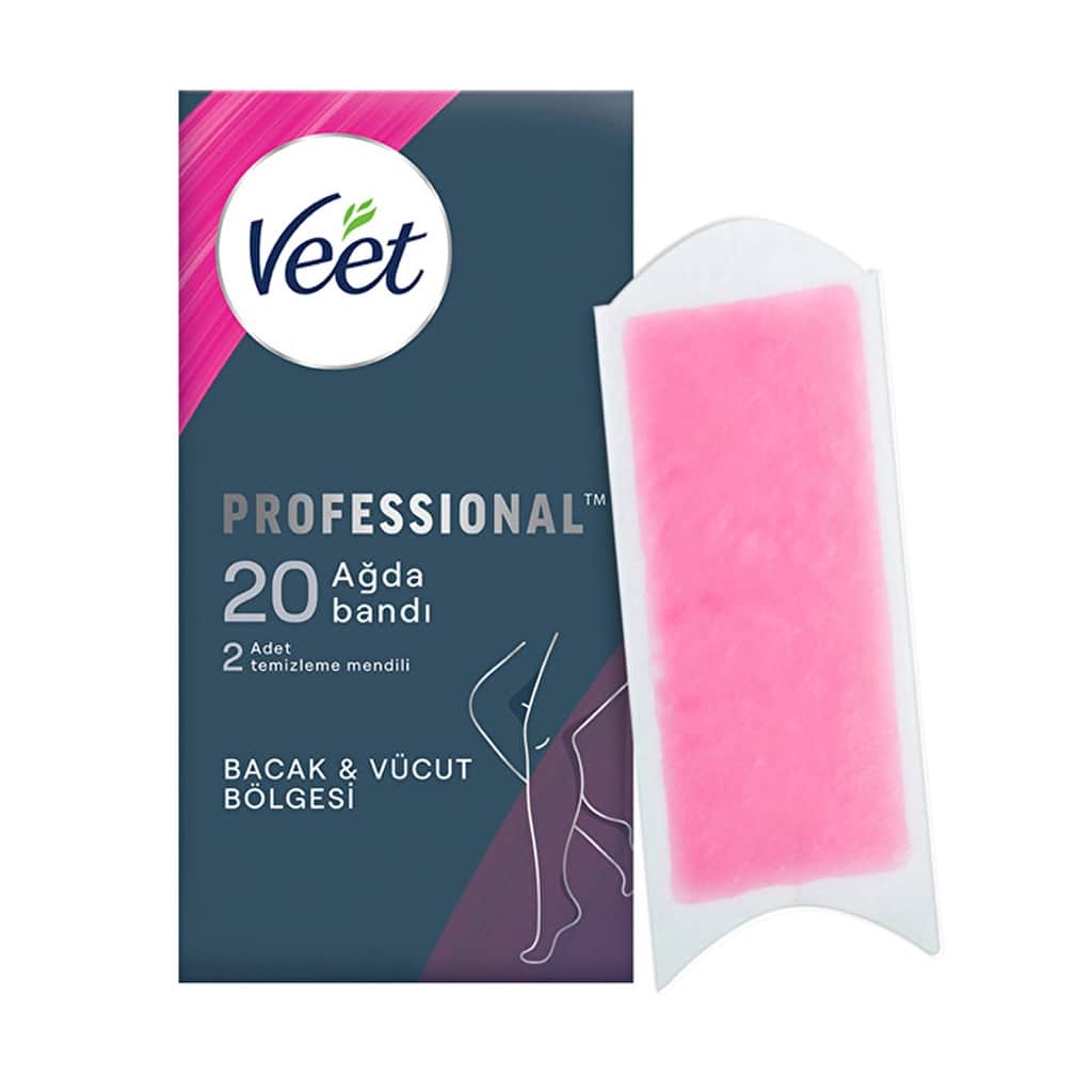 Veet شرائح شمع فيت بروفيشنال للبشرة العادية ٢٠ قطعة - 2