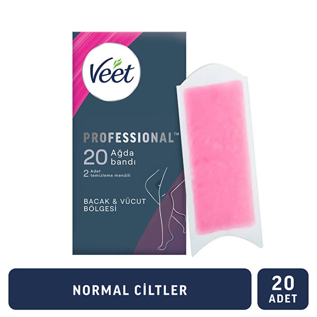 Veet شرائح شمع فيت بروفيشنال للبشرة العادية ٢٠ قطعة - 1