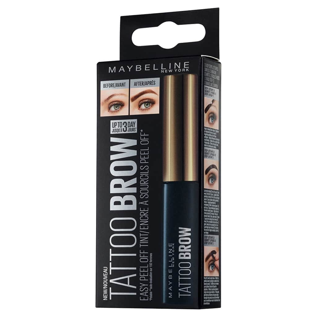 Maybelline جل حواجب تاتو من مايبيلين بني متوسط، يدوم حتى 3 أيام - 4