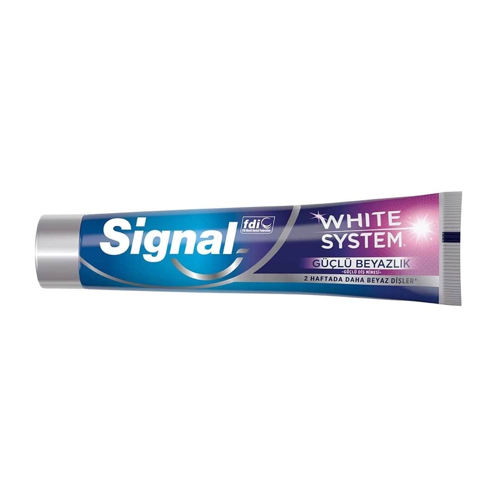 Signal معجون أسنان سيجنال وايت سيستم لتبييض الأسنان القوي 75 مل - 2