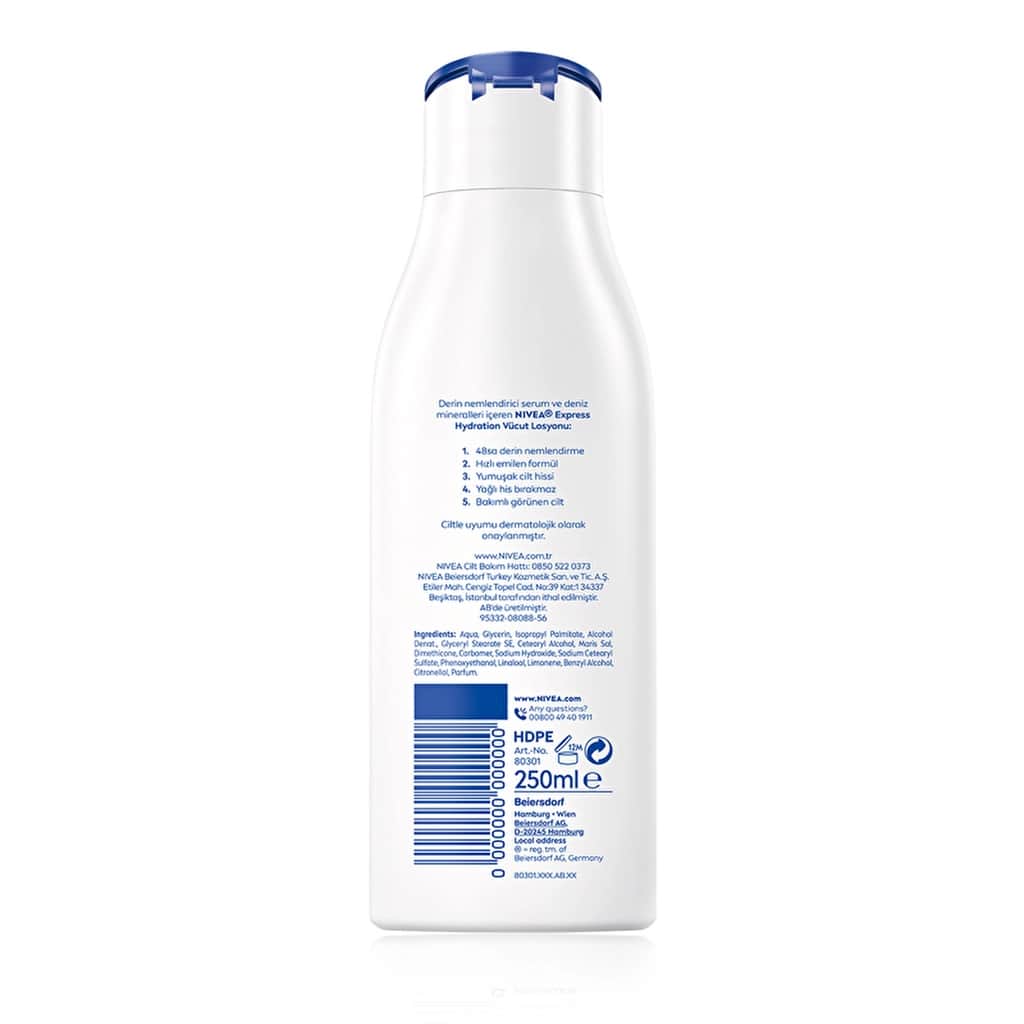 NIVEA لوشن نيفيا إكسبريس لترطيب الجسم 250 مل - 2