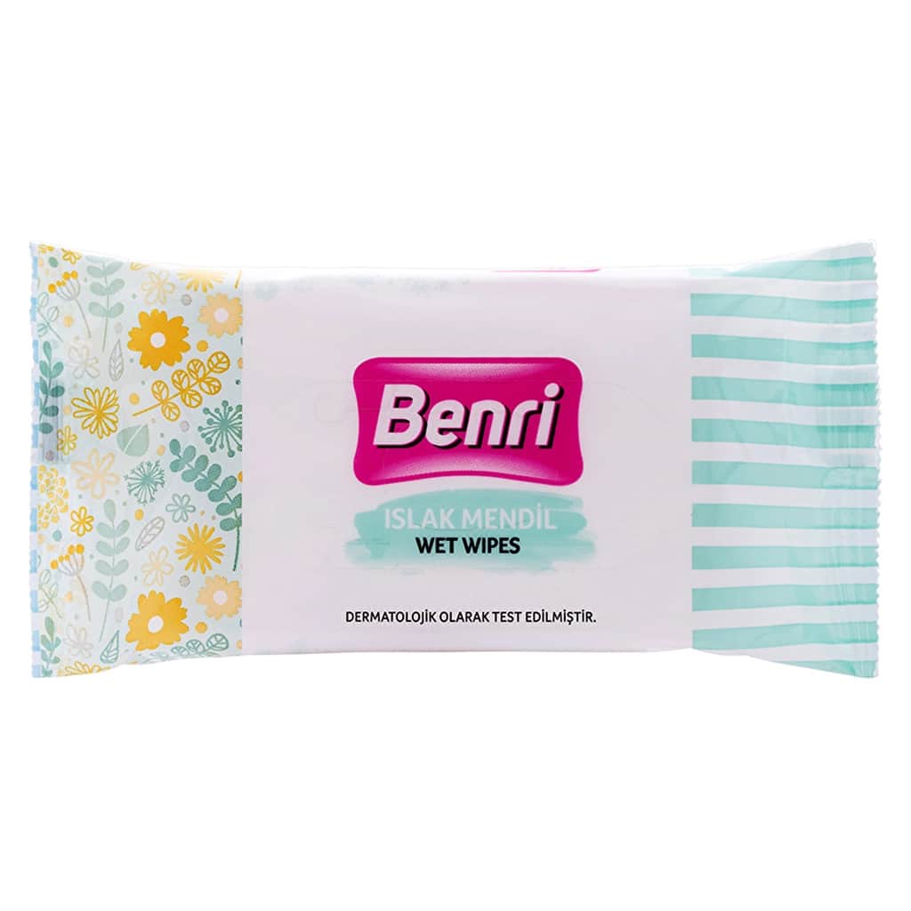 Benri مناديل بينري المبللة 15 × 3 - 4