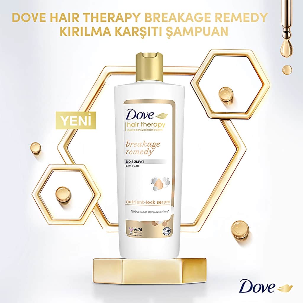 Dove شامبو دوف لعلاج الشعر ومضاد للتكسر، 350 مل عناية مغذية - 3