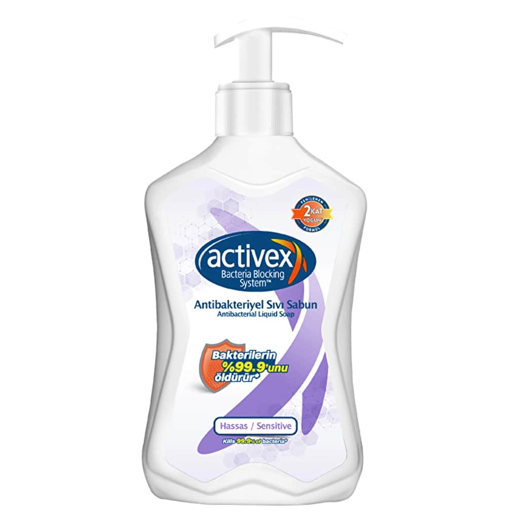 Activex صابون سائل مضاد للبكتيريا من أكتيفكس للبشرة الحساسة 500 مل - 1