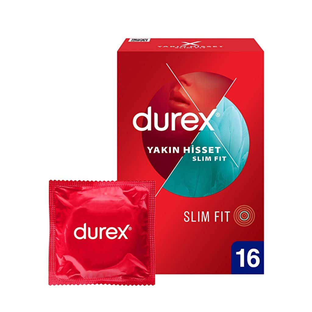 كوندومز دوركس فيل كلوز سليم فيت 16 حبة Durex - 3