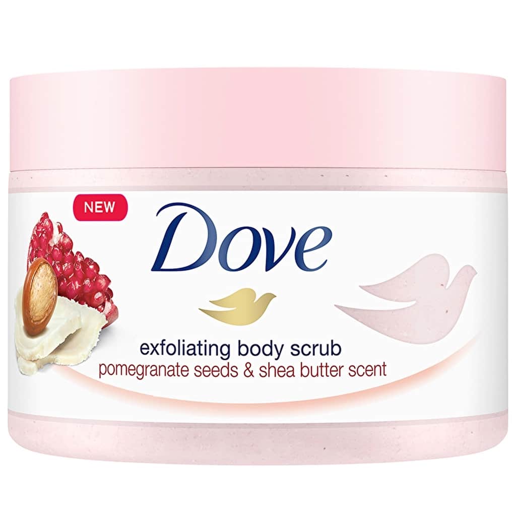 Dove مقشر الجسم دوف بالرمان وزبدة الشيا 225 مل مرطب - 2