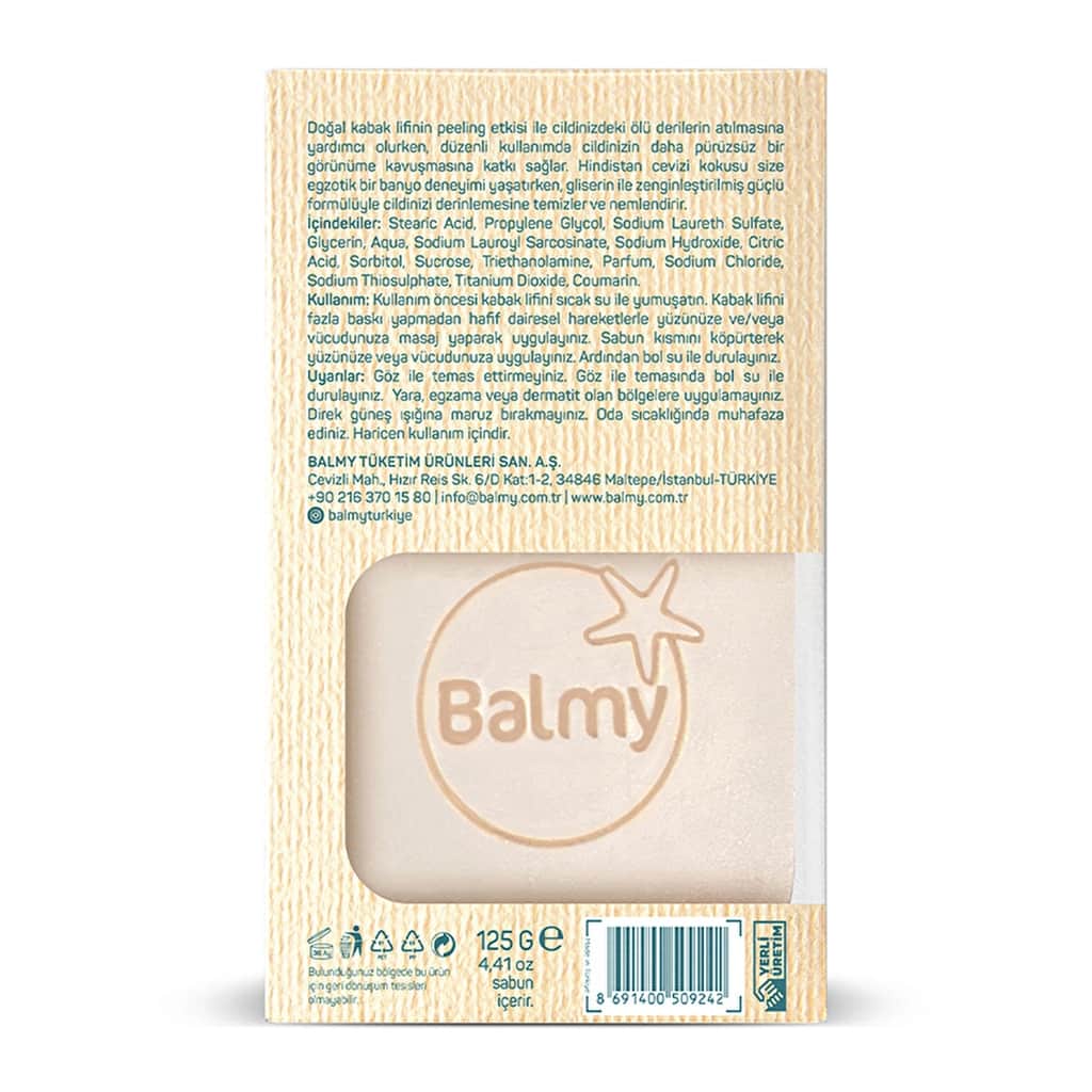 Balmy صابون ألياف اليقطين الطبيعي المنعش بجوز الهند المنعش - 2