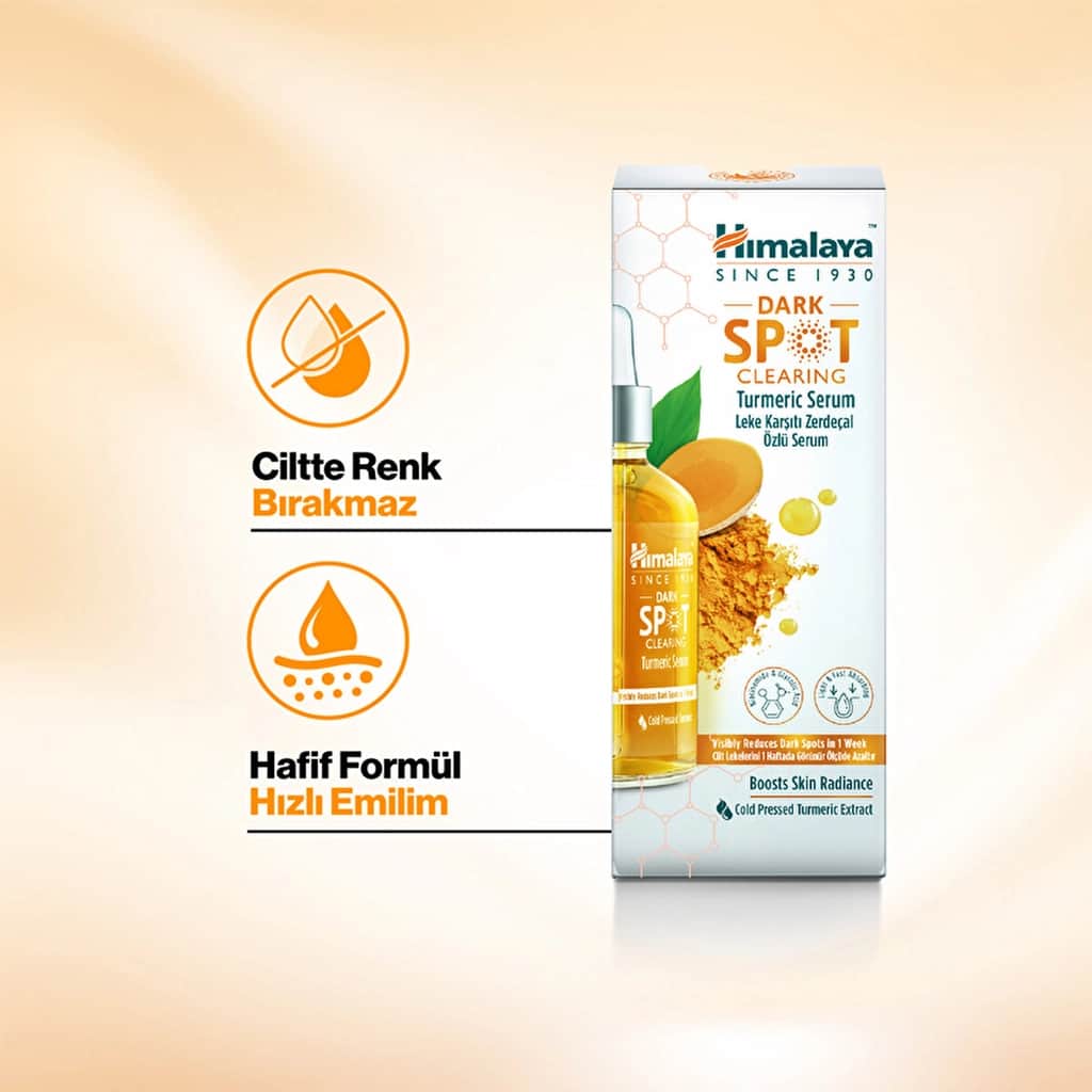 Himalaya سيروم الوجه المضاد للبقع بخلاصة الكركم من هيمالايا، 30 مل - 2