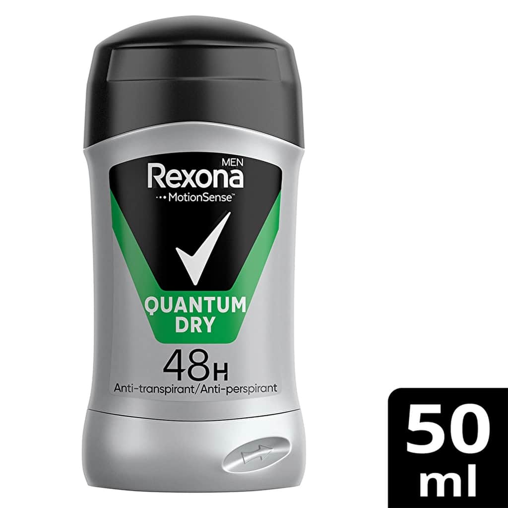 Rexona ريكسونا مين كوانتم دراي مزيل العرق رول أون ستيك 50 مل - 1