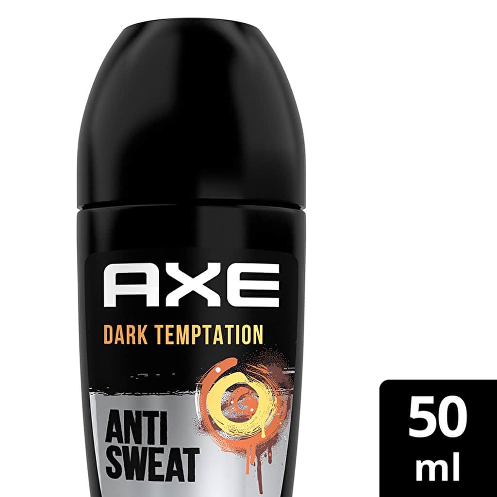 Axe مزيل عرق رول أون من أكس للرجال، دارك تمبتيشن، عطر يدوم 48 ساعة، 50 مل - 1