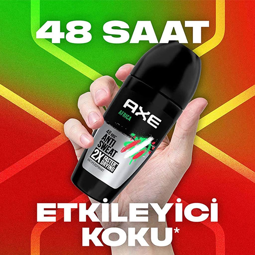 Axe مزيل عرق أكس للرجال برائحة أفريقيا الرائعة لمدة 48 ساعة، 50 مل - 5