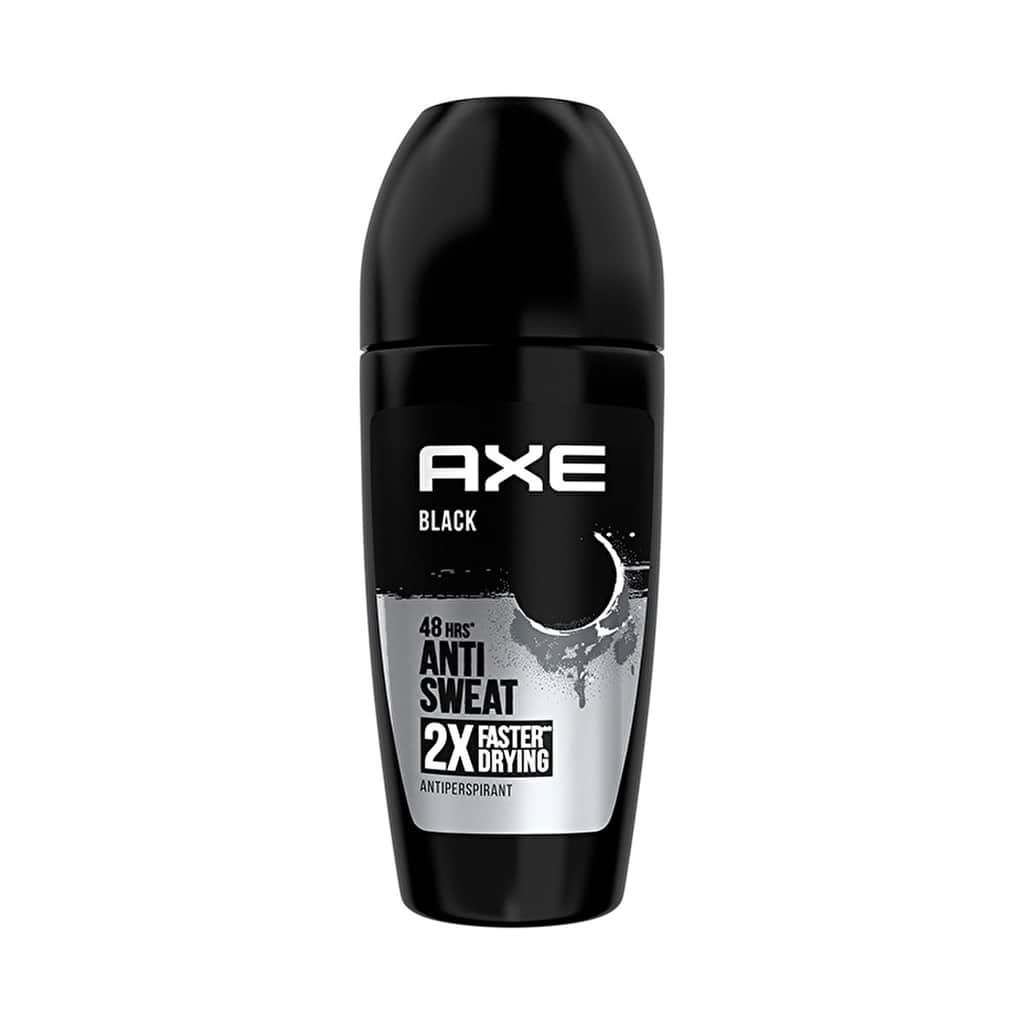 Axe مزيل عرق رول أون من أكس للرجال، عطر أسود يدوم 48 ساعة، 50 مل - 2