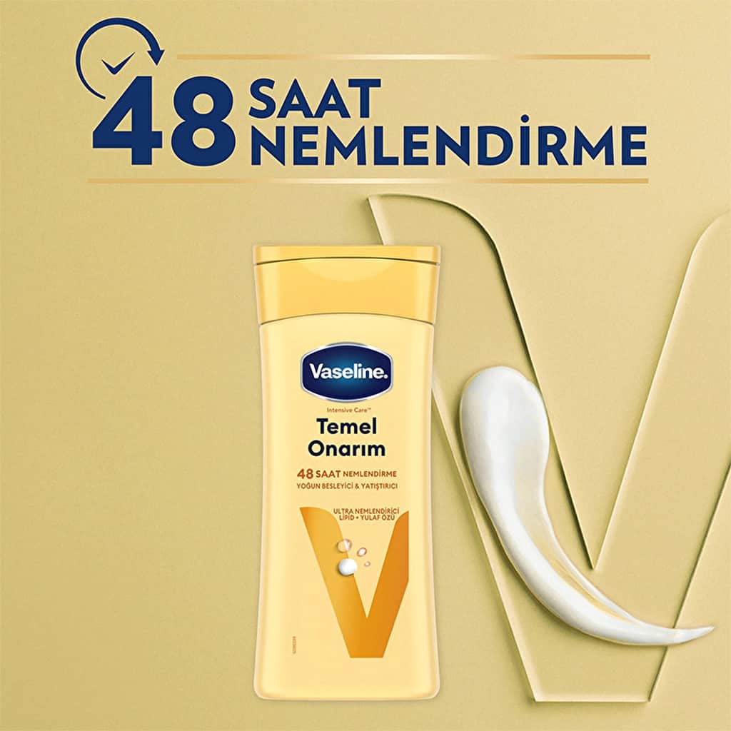 Vaseline لوشن فازلين للجسم لإصلاح البشرة الجافة 200 مل - 3