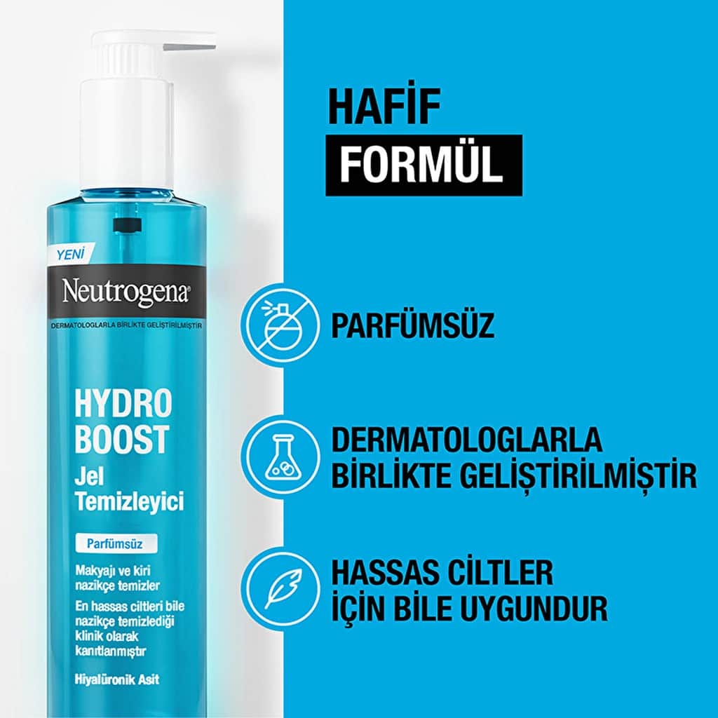 Neutrogena جل منظف نيوتروجينا هيدرو بوست غير معطر 200 مل - 6