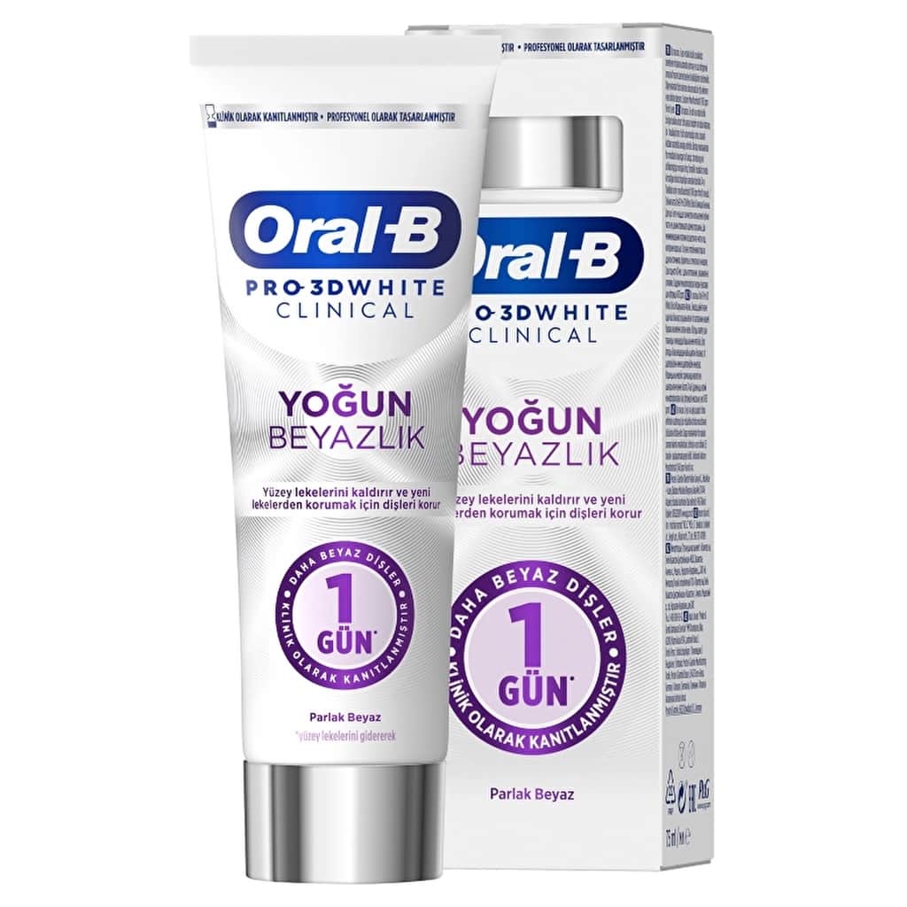 معجون أسنان أورال-بي برو 3D وايت كلينيكال برايت وايتنس 75 مل Oral-B - 2
