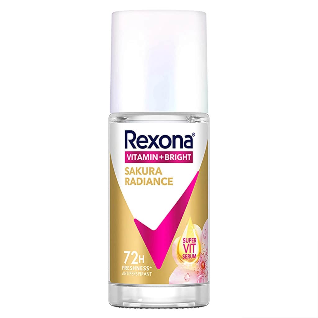 Rexona مزيل عرق ريكسونا فيتامين + برايت للنساء رول أون ساكورا راديانس 45 مل - 2