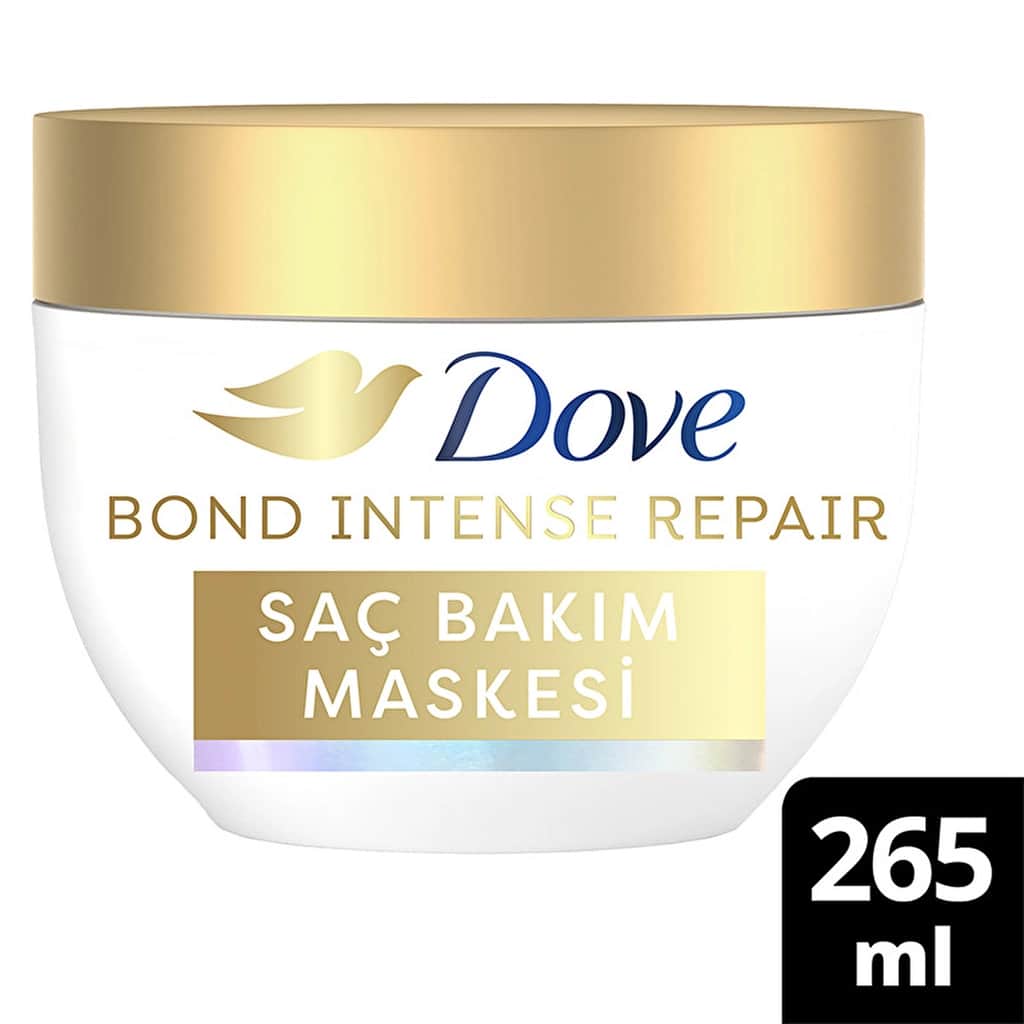 Dove قناع دوف 10 في 1 للعناية بالشعر، إصلاح مكثف، مركب الببتيد، 265 مل - 1