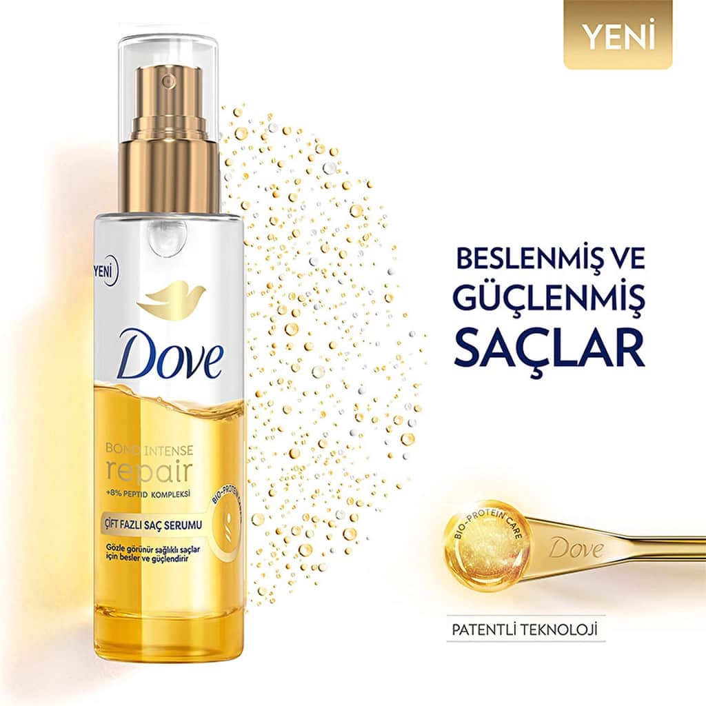 Dove سيروم دوف ثنائي المرحلة لإصلاح الشعر بعمق مع مركب الببتيد 80 مل - 6