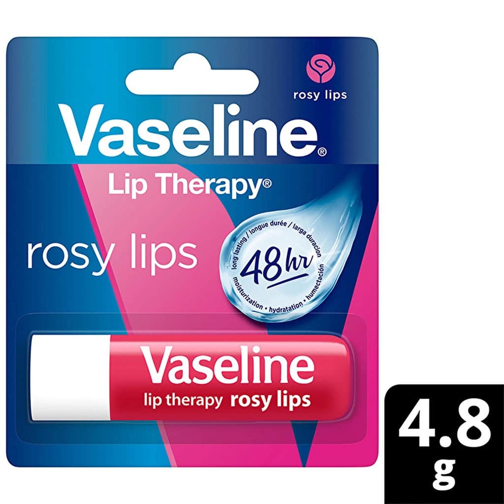 Vaseline كريم فازلين للعناية بالشفاه شفاه وردية 4.8 جرام - 1