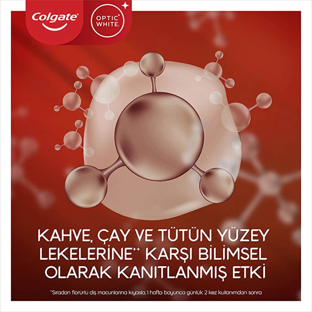 Colgate معجون أسنان كولجيت أوبتيك وايت لإزالة بقع القهوة والشاي 75 مل - 3