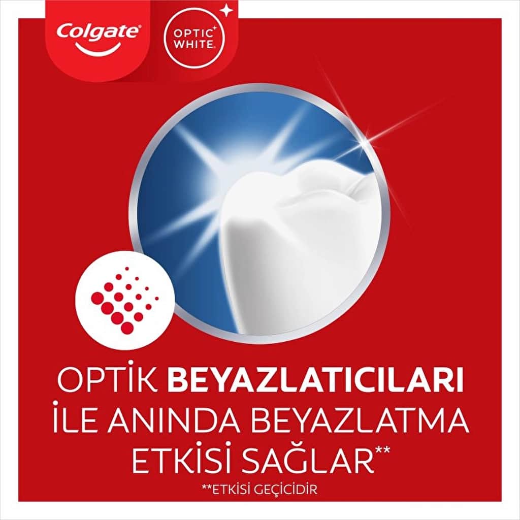 Colgate معجون أسنان كولجيت أوبتيك وايت للتبييض الفوري ٧٥ مل نعناع - 2
