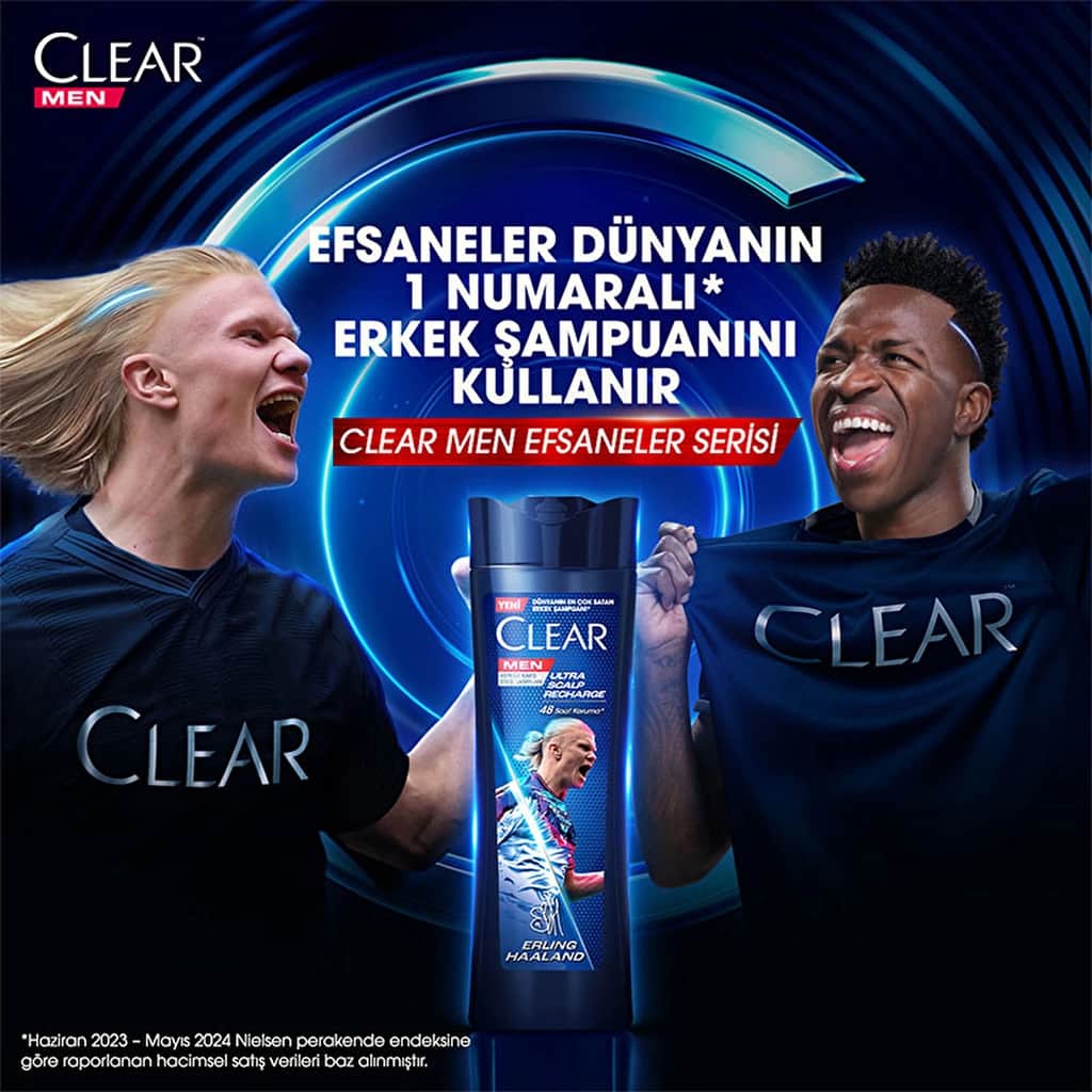 Clear شامبو كلير مين ليجندز إيرلينج هالاند 350 مل - 3