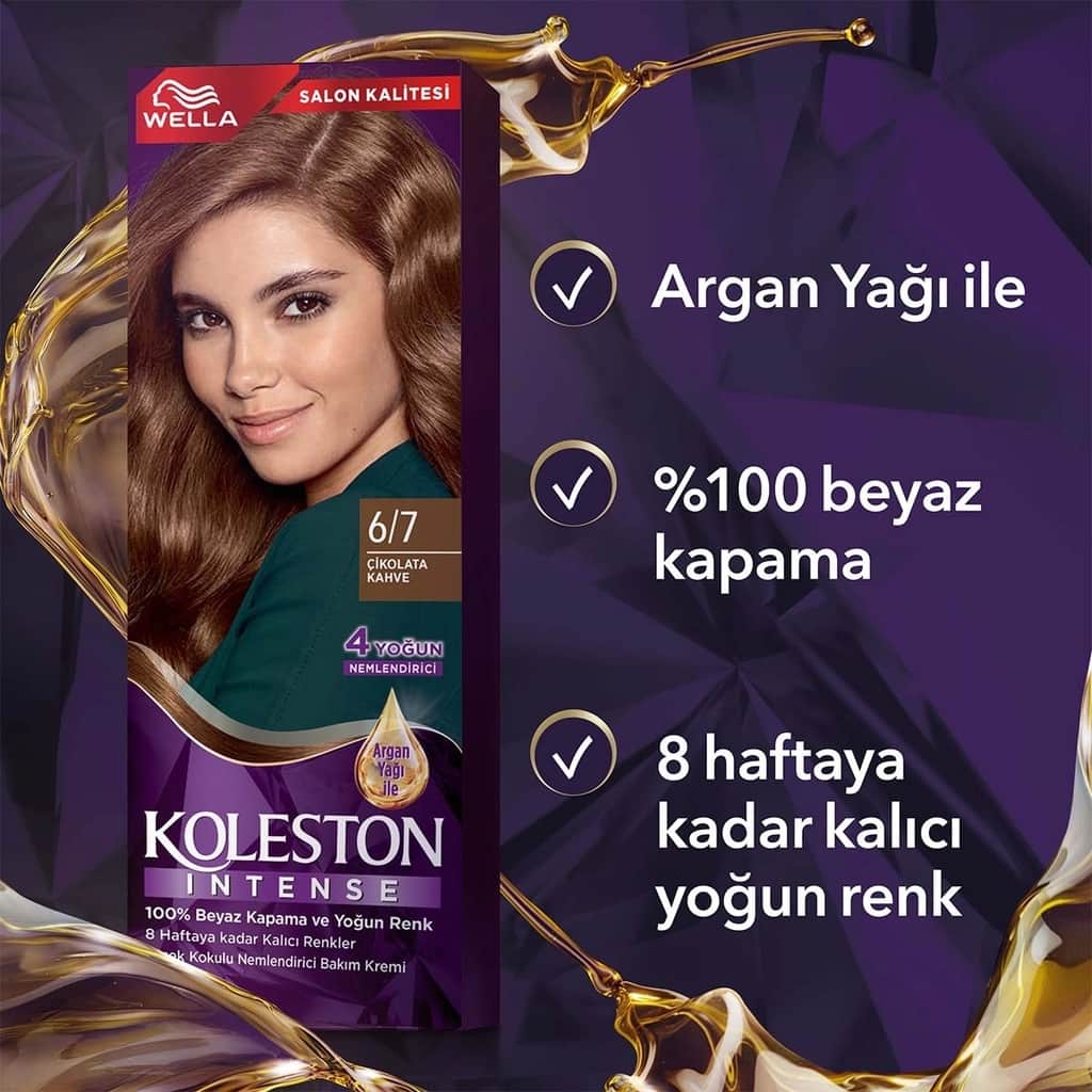Wella Koleston صبغة شعر ويلا كولستون المكثفة 6/7 بني شوكولاتة - 6
