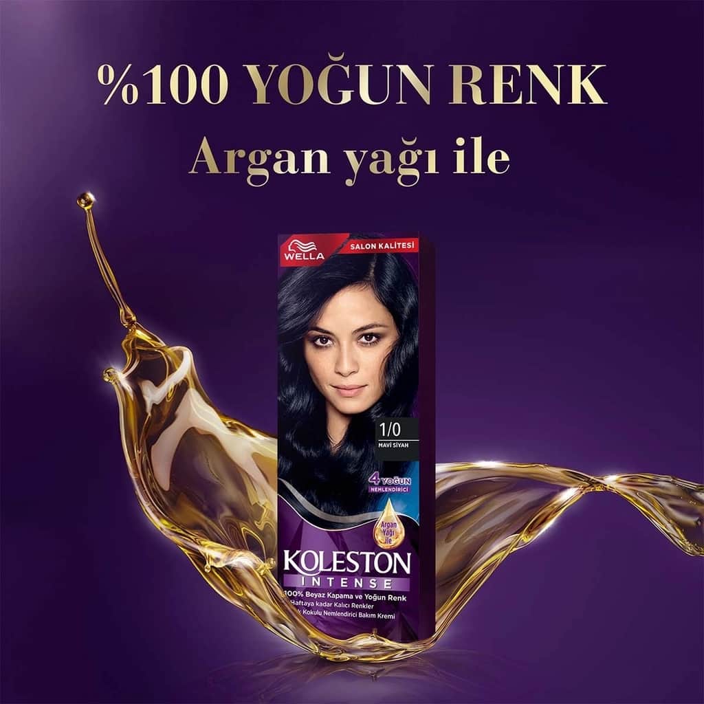 Wella Koleston صبغة شعر ويلا كولستون المكثفة 1/0 أزرق أسود - 3