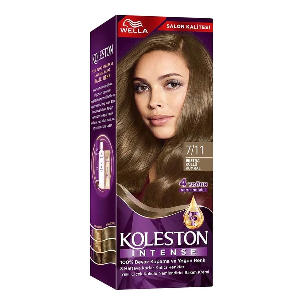 Wella Koleston صبغة شعر ويلا كولستون المكثفة 7/11 أشقر رمادي إضافي - 2