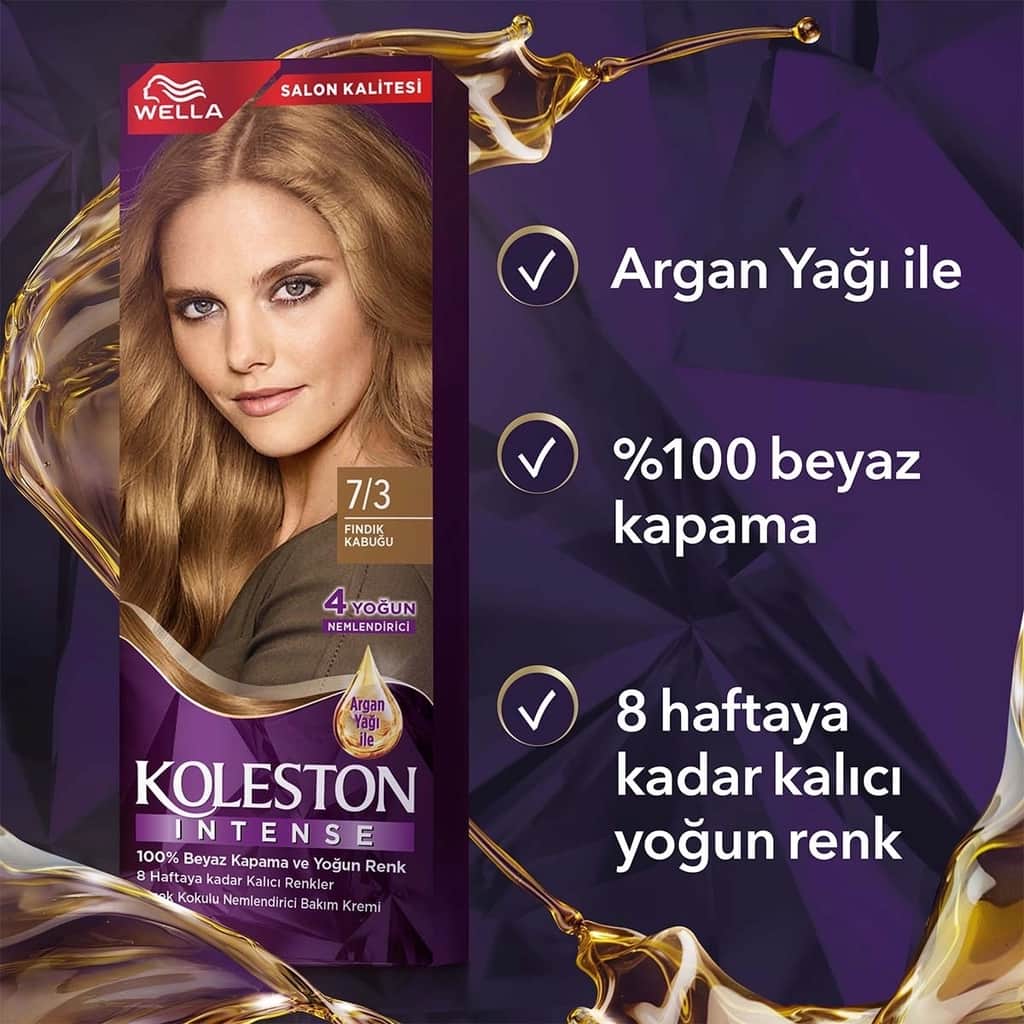 Wella Koleston صبغة شعر ويلا كوليستون المكثفة 7/3 قشر البندق - 6