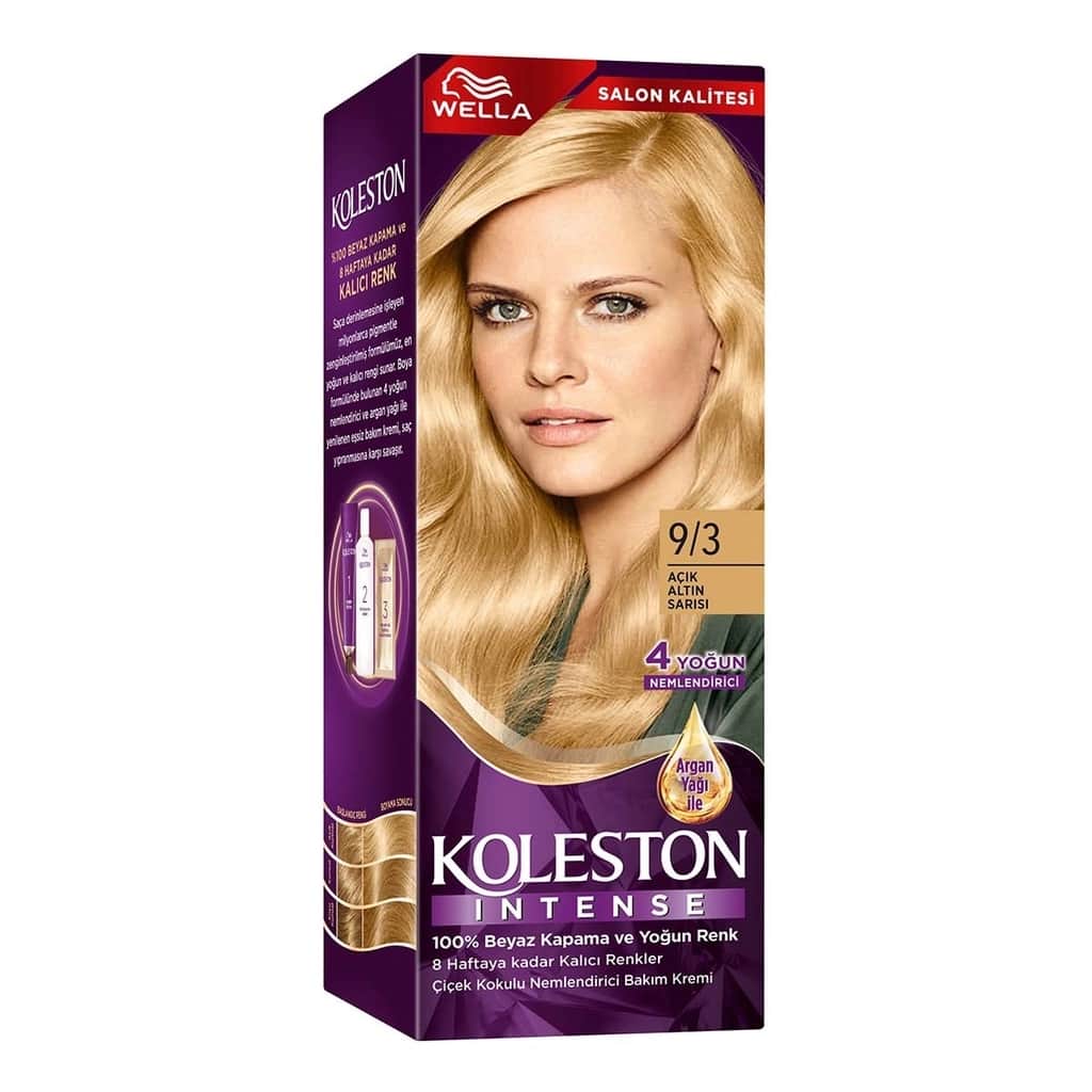Wella Koleston صبغة شعر ويلا كوليستون المكثفة 9/3 أشقر ذهبي فاتح - 2