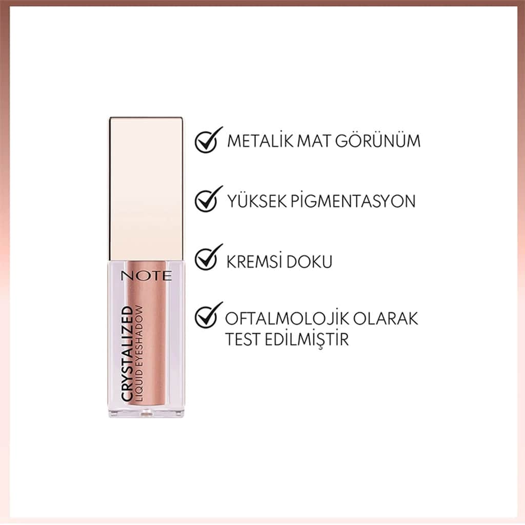 Note ظلال العيون السائلة الكريستالية من نوت 01 لمعان ناعم وأنيق - 6