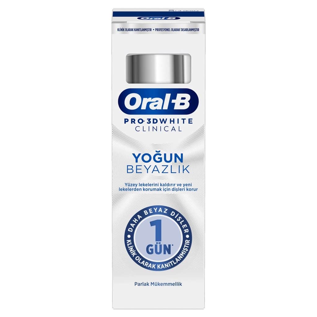 معجون أسنان برو 3D وايت كلينيكال إنتنس وايتنينغ 75 مل من أورال-بي Oral-B - 2
