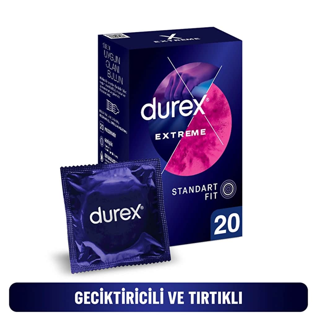 Durex واقيات ذكرية ديوركس إكستريم عبوة من 20 قطعة - 1