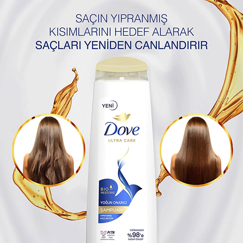 Dove شامبو دوف ألترا كير للعناية بالشعر وإصلاح مكثف للشعر التالف 400 مل - 4