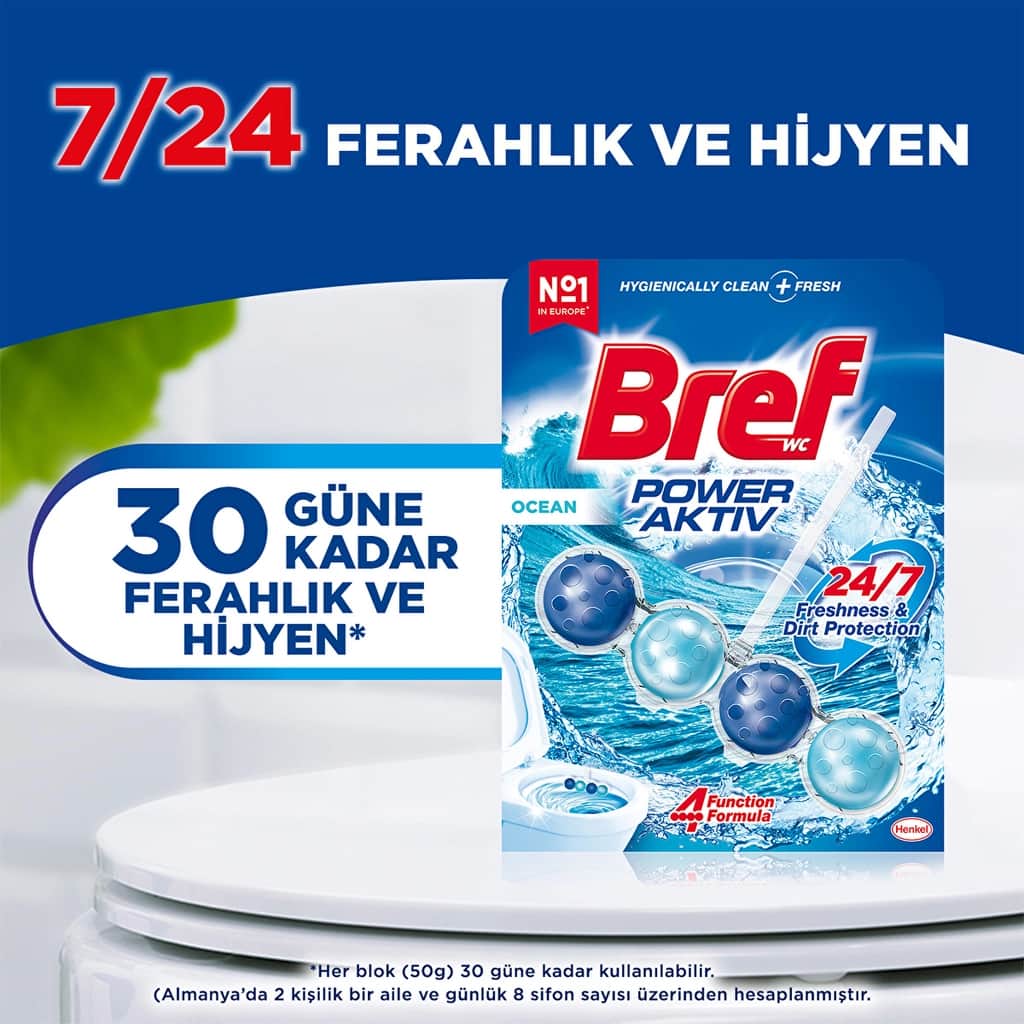 كتلة مرحاض بريف باور أكتيف أوشن ديو باك 250 شطفة Bref - 3