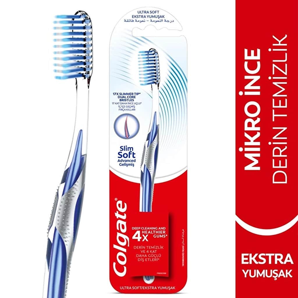 Colgate فرشاة أسنان كولجيت مايكروفاين أدفانسد بشعيرات أنحف بـ 17 مرة - 1