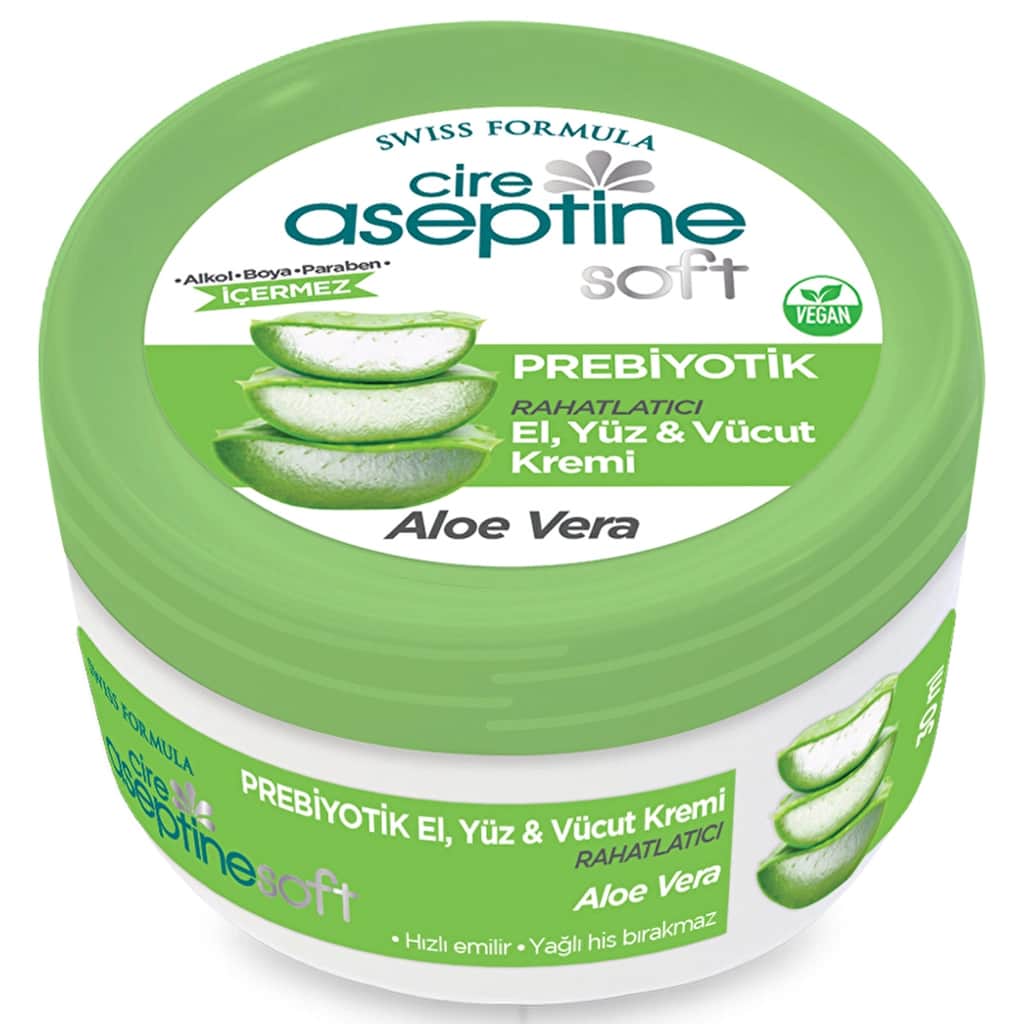 Cire Aseptine كريم سيري أسيبتين سوفت بخلاصة الصبار المهدئ والمغذي والبريبايوتيك 30 مل - 1