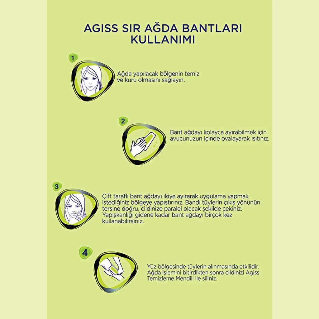Agiss شرائح شمع الوجه أجيس سيرلي للبشرة الحساسة بزيت المورينجا - 3