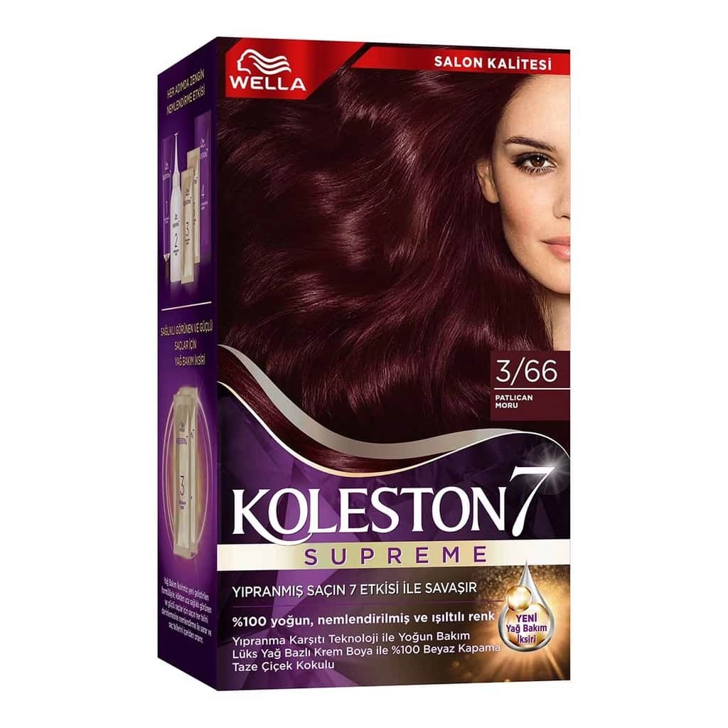 Wella Koleston صبغة شعر ويلا كولستون سوبريم 3/66 باذنجاني بنفسجي - 2